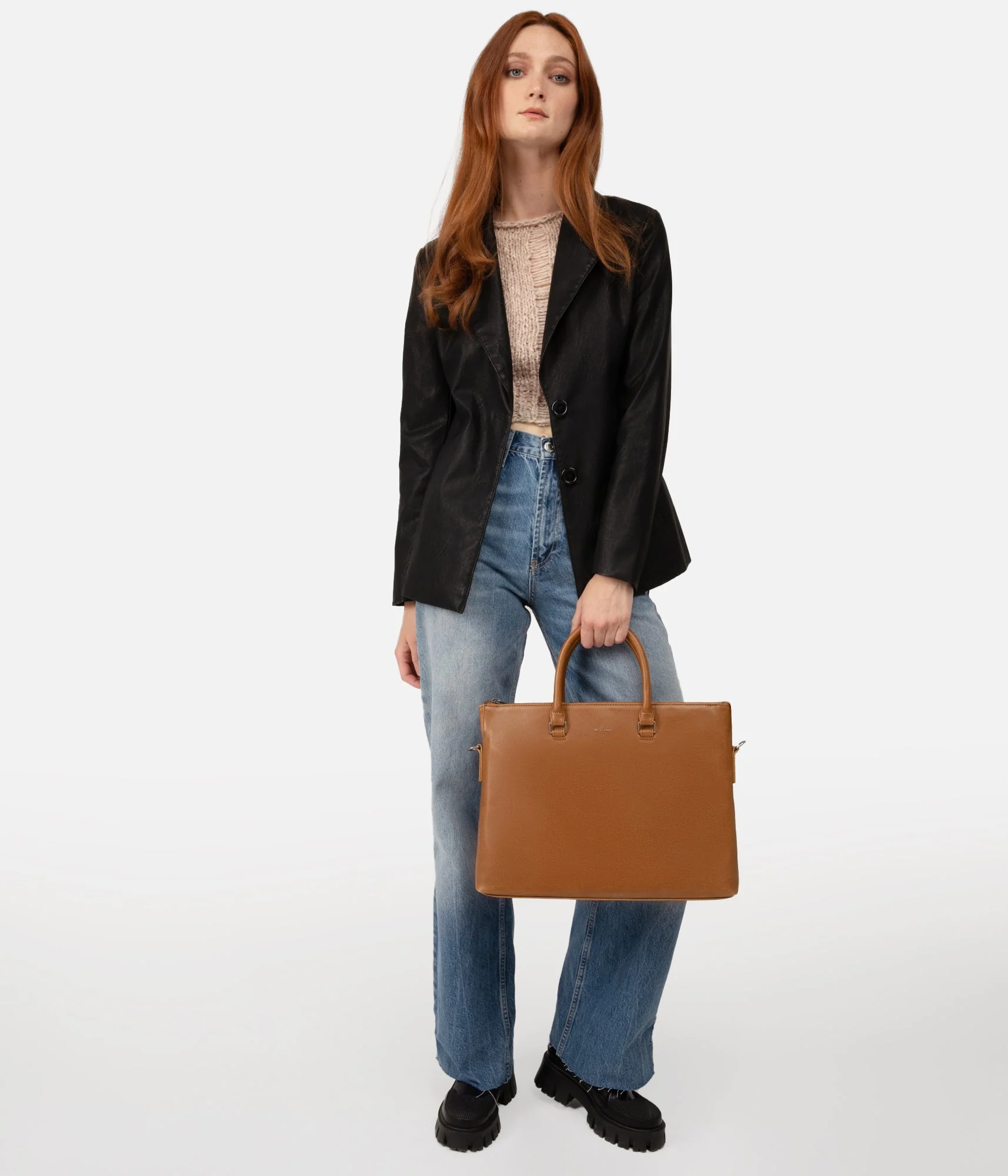 ALBAN Vegan Briefcase - Vintage - Image 16