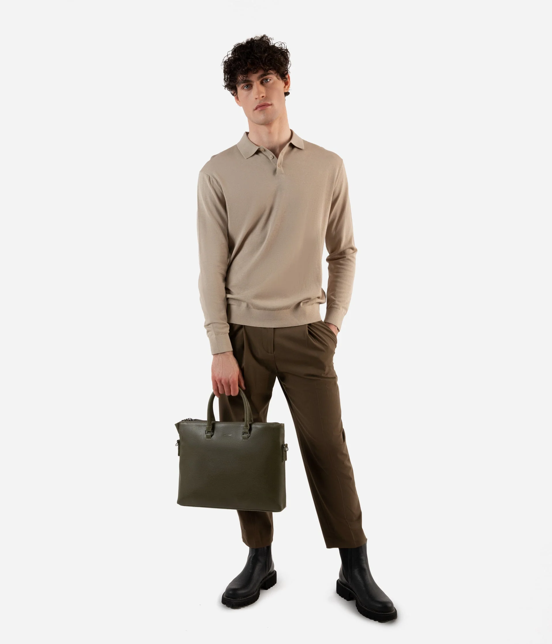 ALBAN Vegan Briefcase - Vintage - Image 8