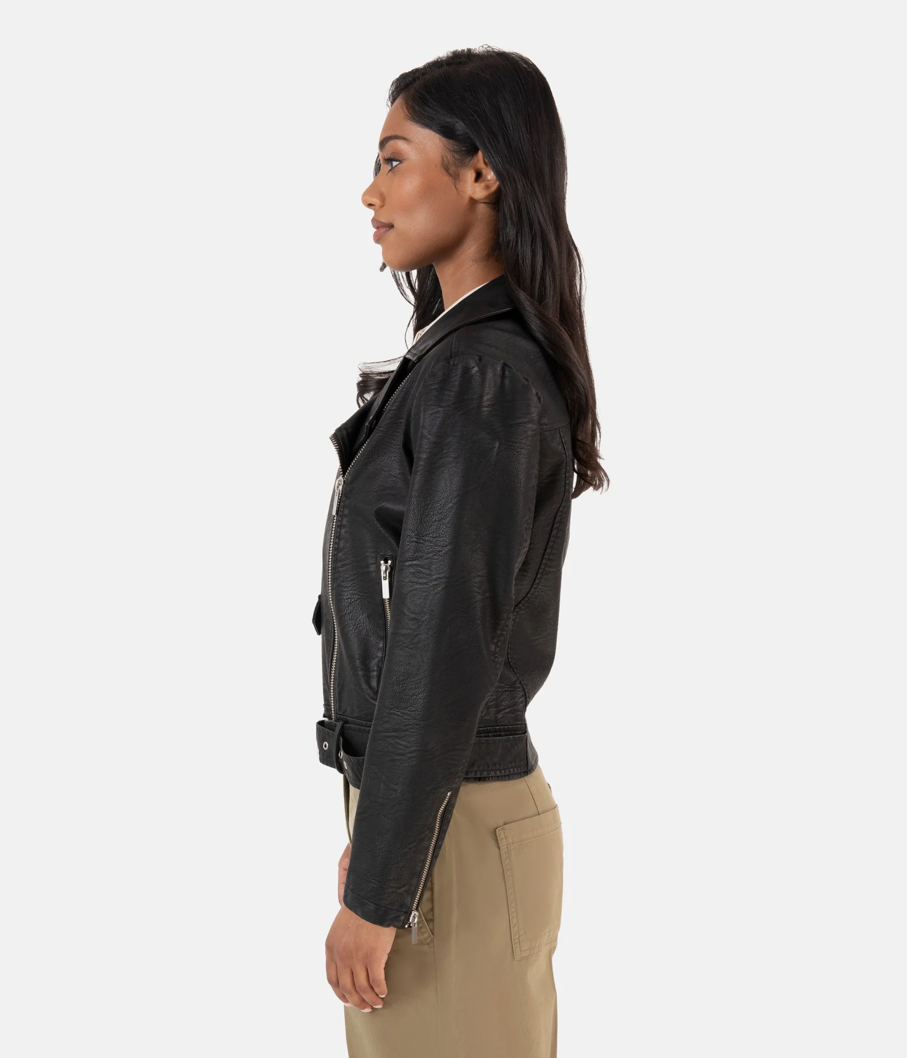 DRADEN Vegan Leather Jacket - Image 4
