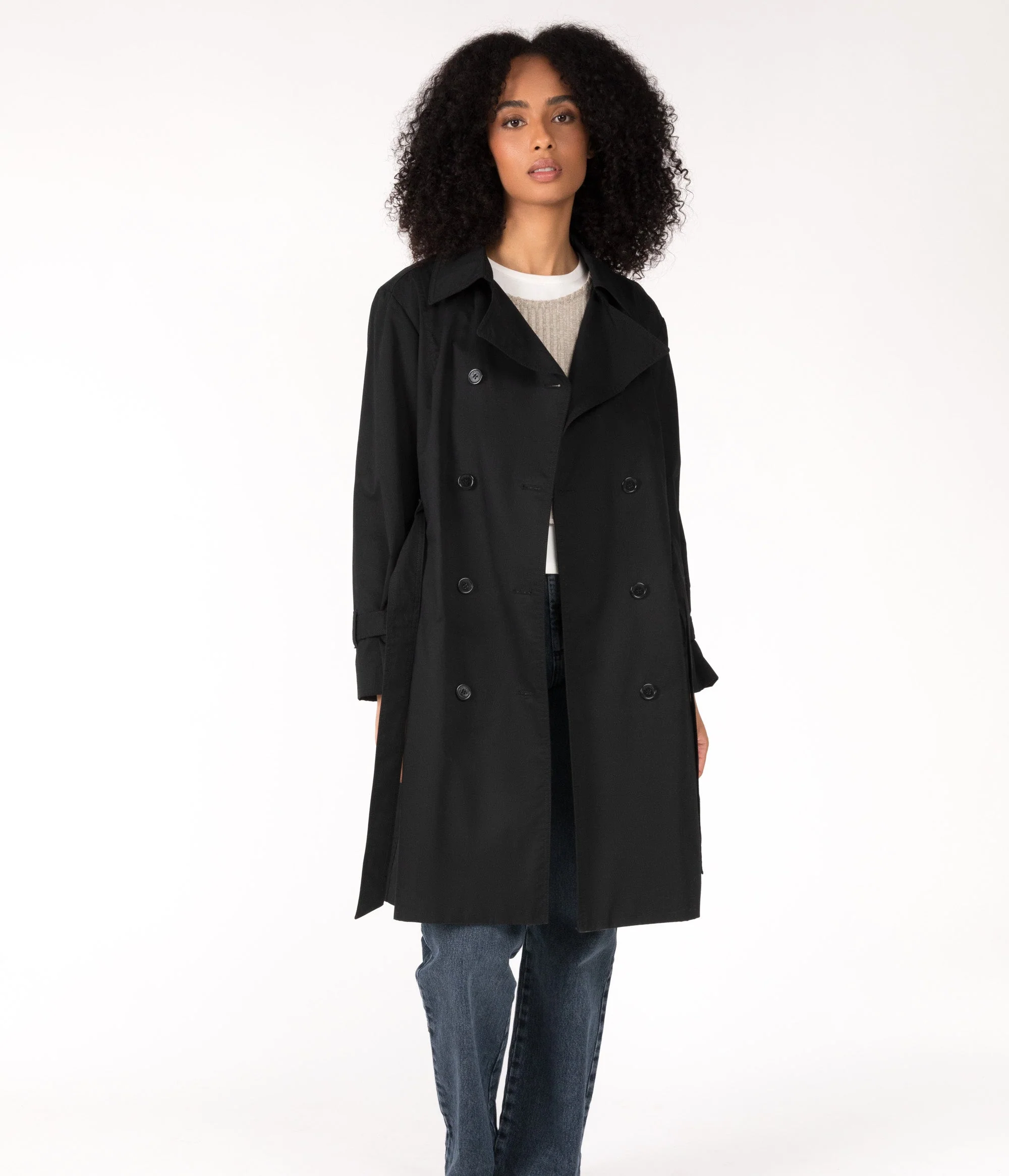 EZRA Vegan Trench Coat - Image 8
