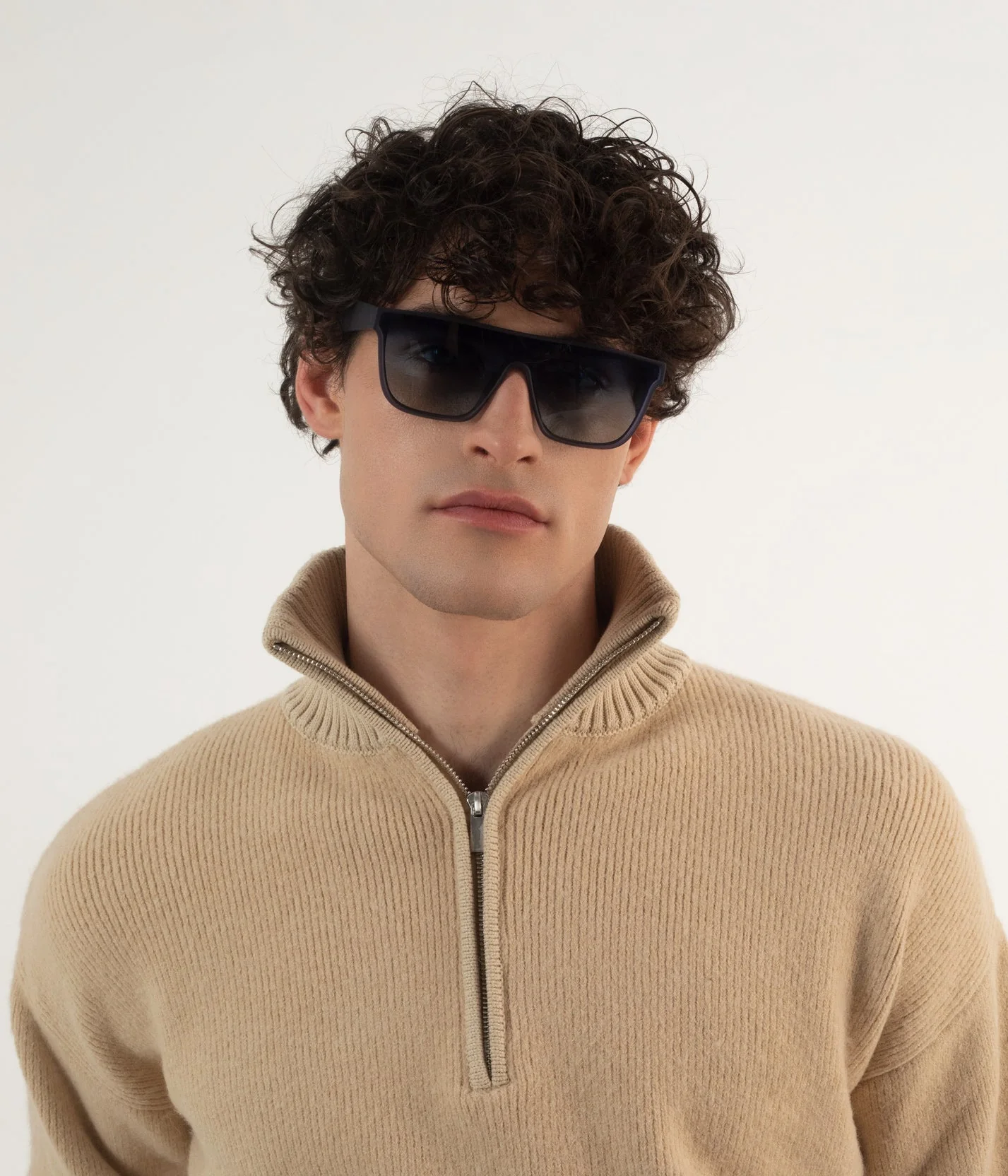 FEIGE Blue Square Sunglasses - Image 6