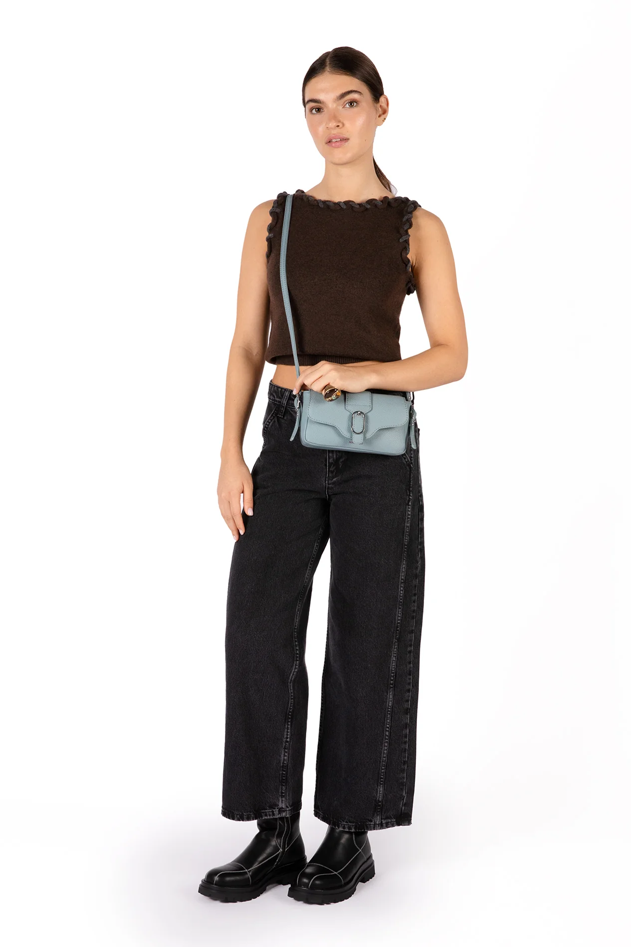 ISABELLE SM Vegan Crossbody Bag – Grain - Image 76