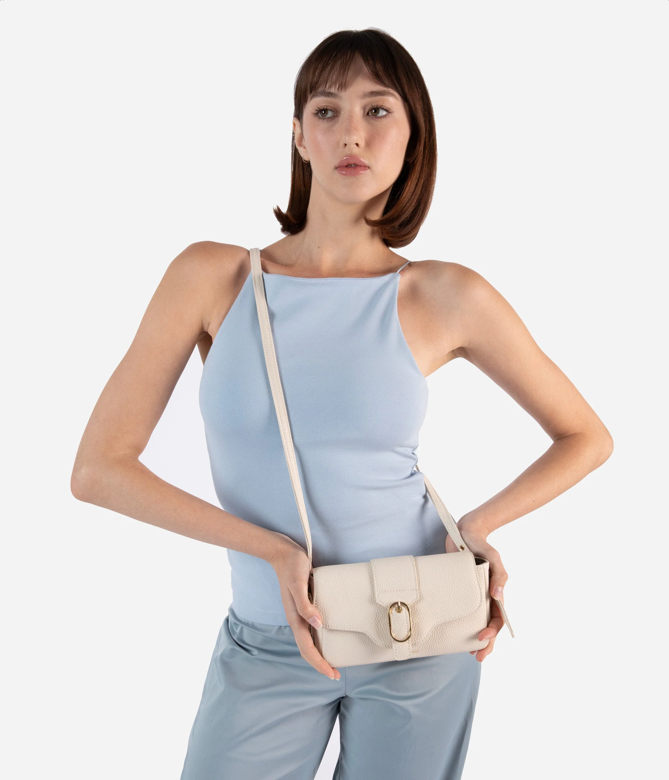 ISABELLE SM Vegan Crossbody Bag – Grain - Image 9