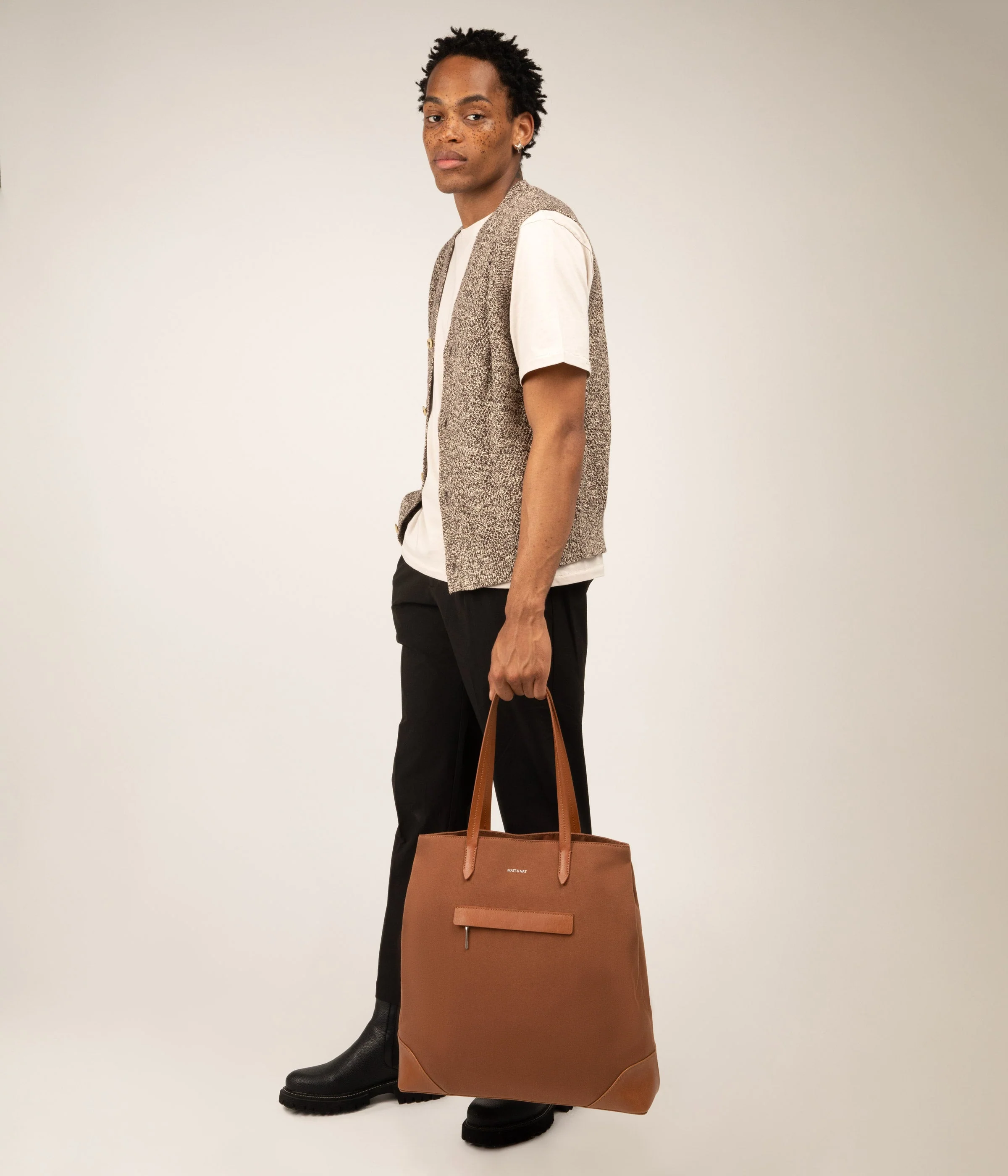 LEIDEN Vegan Tote Bag - Canvas - Image 8