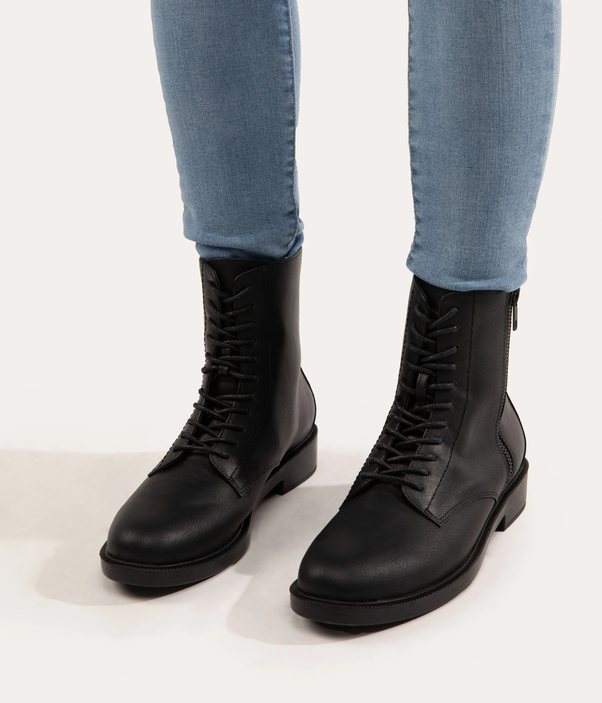 MORTON Women's Vegan Combat Boots - Image 5