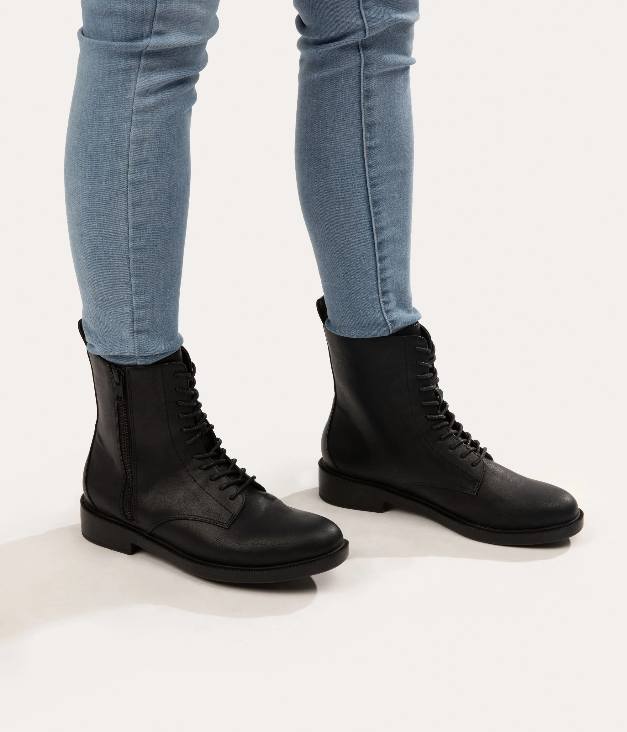 MORTON Women's Vegan Combat Boots - Image 6