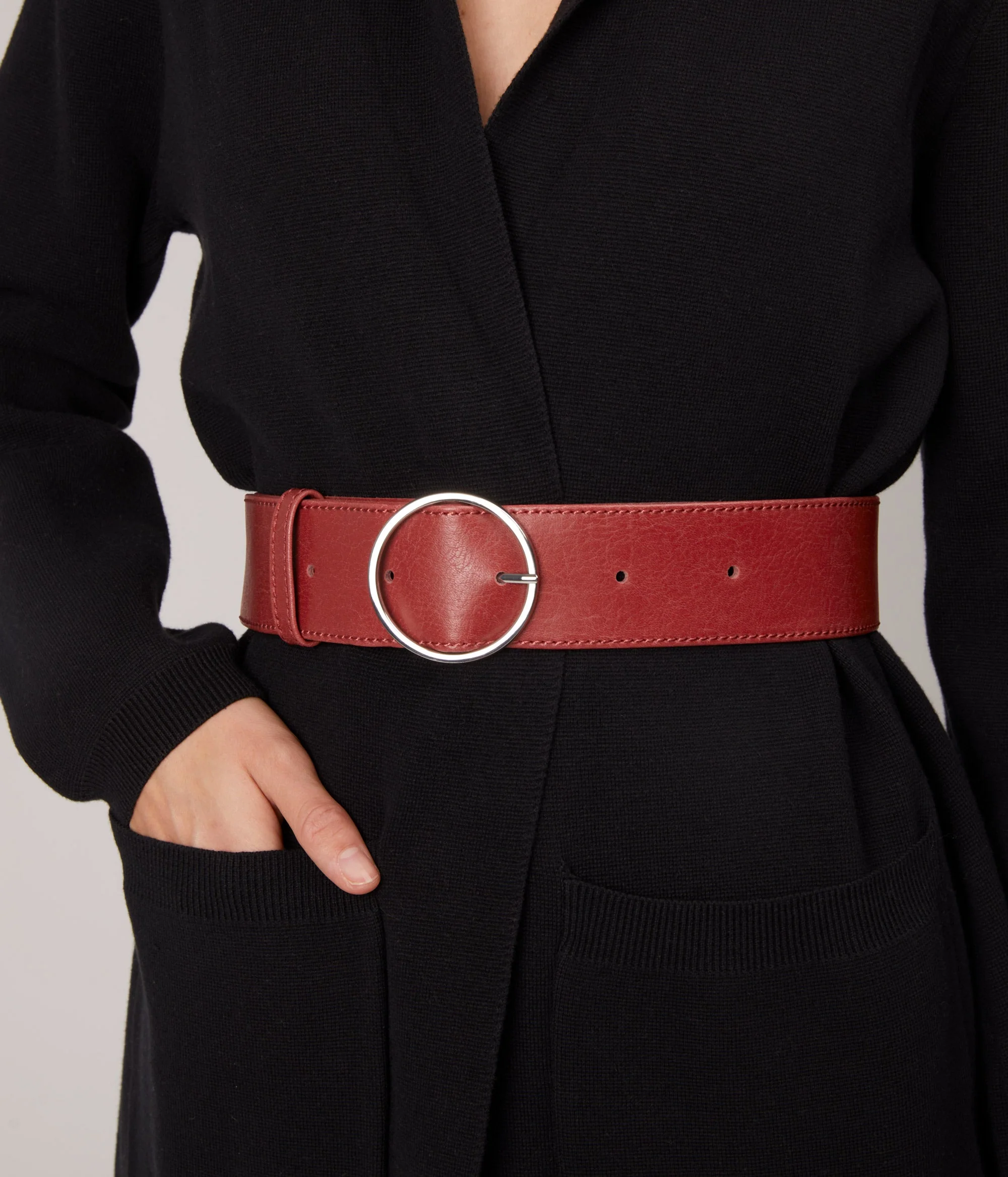 ORA Women's Vegan Wide Belt - Image 8