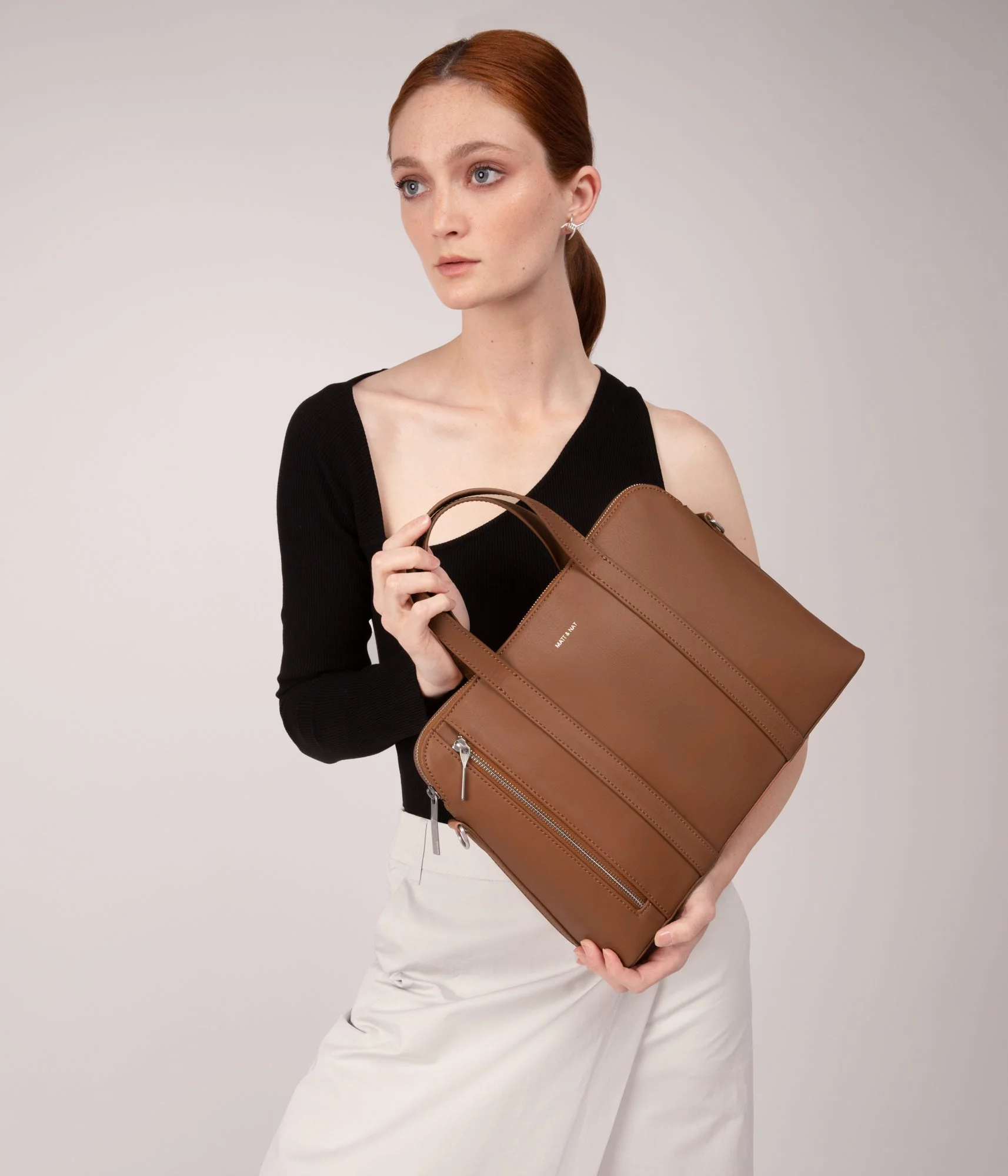 SONA Vegan Satchel Briefcase - Arbor - Image 11