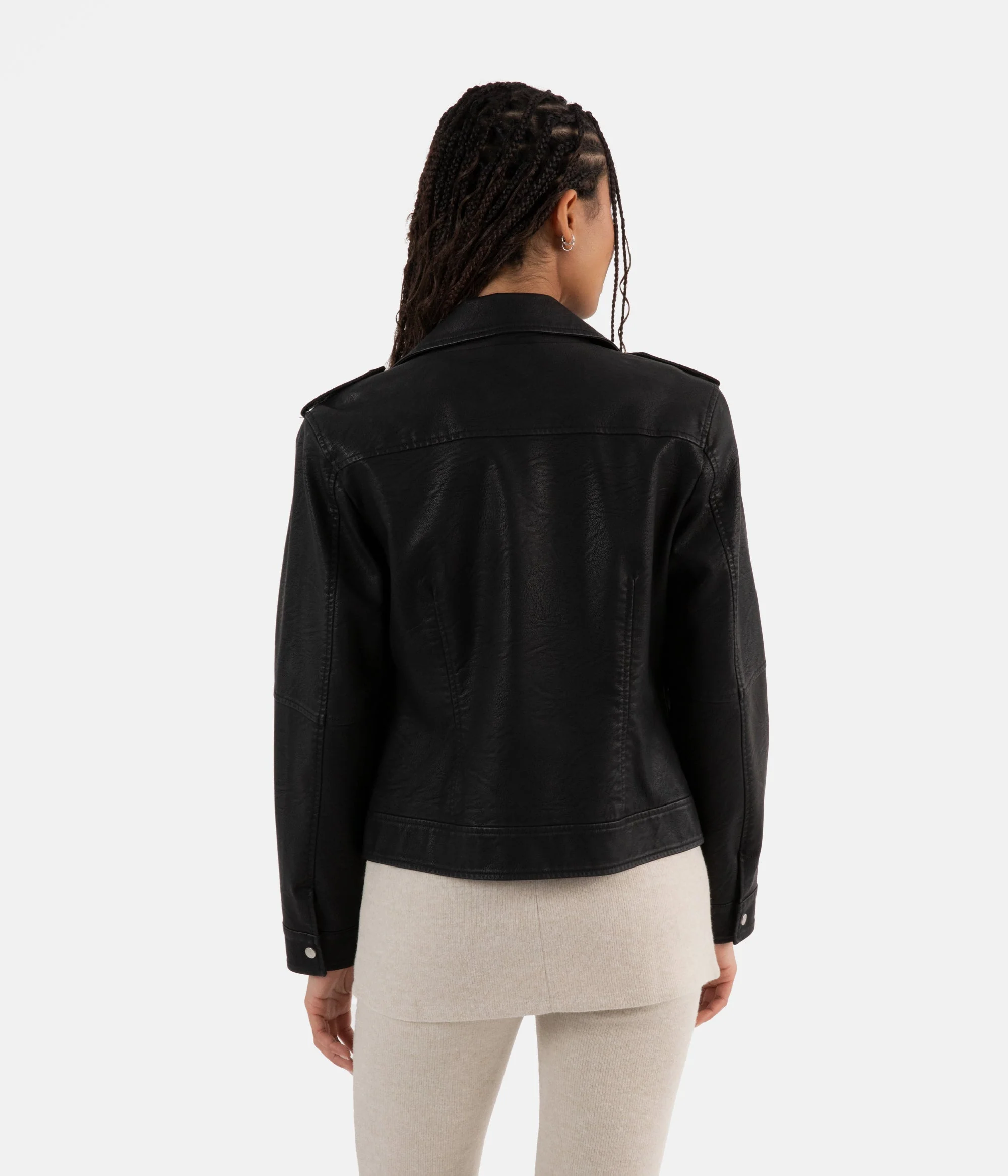 VAUGHN Vegan Leather Jacket - Image 4