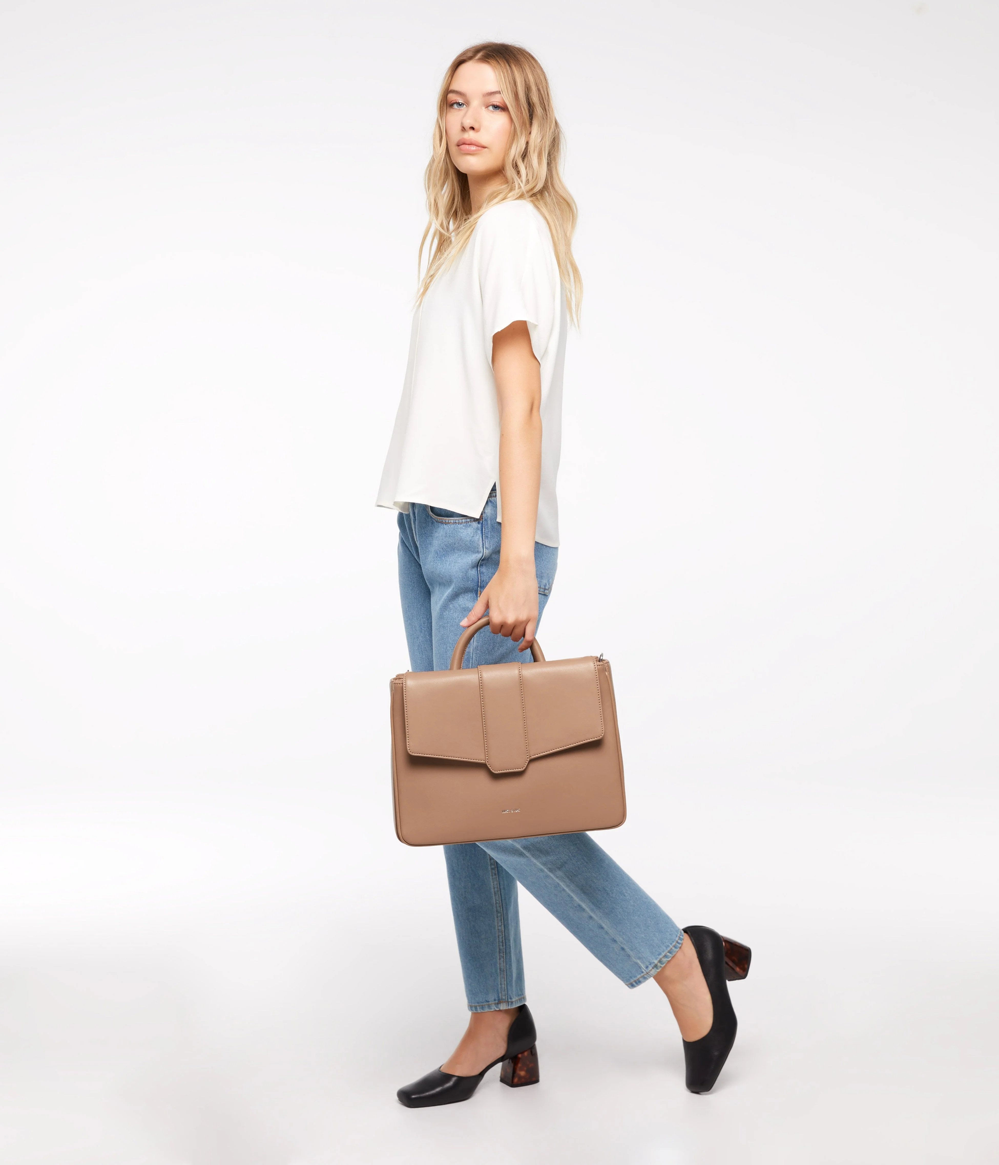 ZOE Vegan Satchel - Loom - Image 8